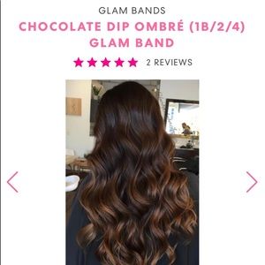 CHOCOLATEDIP ombre halo extensions BRAND NEW!